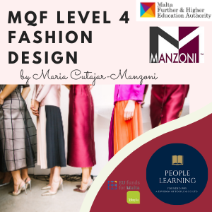 People Learning fashion design course training Malta Europe