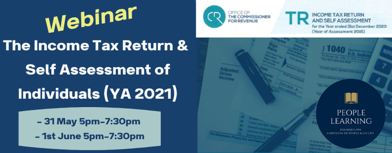 The Income Tax Return Self Assessment of Individuals YA 2021 Course Banner 2