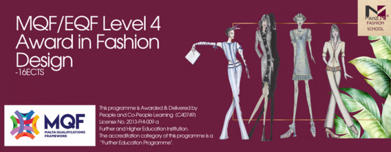 People Co ltd MQFEQF Level 4 Award in Fashion Design 16ECTS Courses Malta EU 900 900px 618 241px2