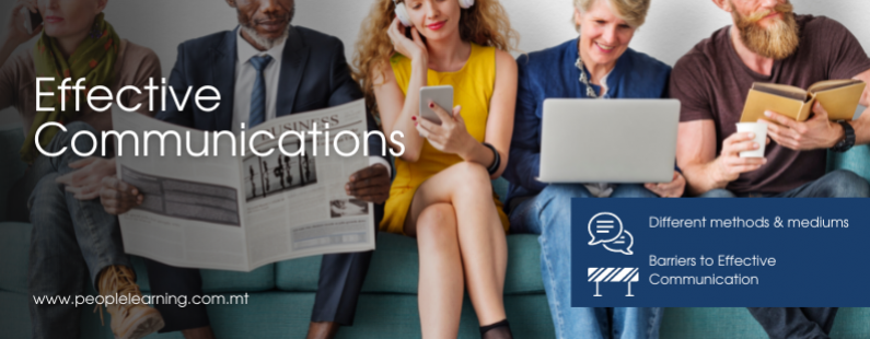 People Learning Effective Communications Course Malta EU Banner 