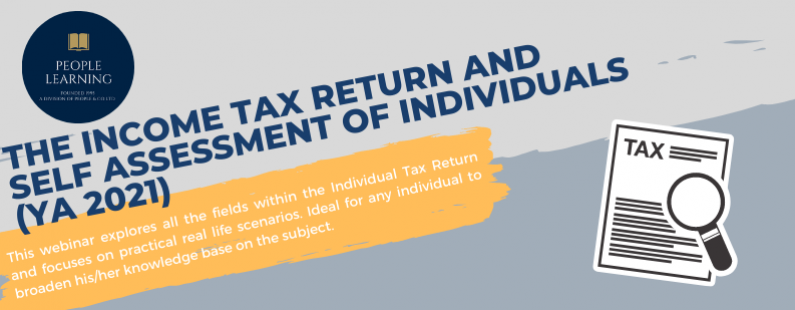 People Learning The Income Tax Return and Self Assessment of Individuals YA 2021course training Banner2