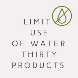 limit use of water thirty products Malta eco friendly fashion solutions